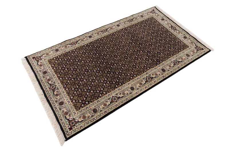 Orientteppich - Täbriz - 93 x 159 cm - dunkelbeige