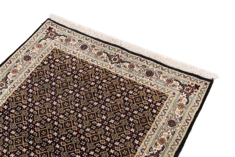 Orientteppich - Täbriz - 93 x 159 cm - dunkelbeige