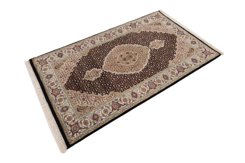 Orientteppich - Täbriz - 95 x 155 cm - dunkelbeige