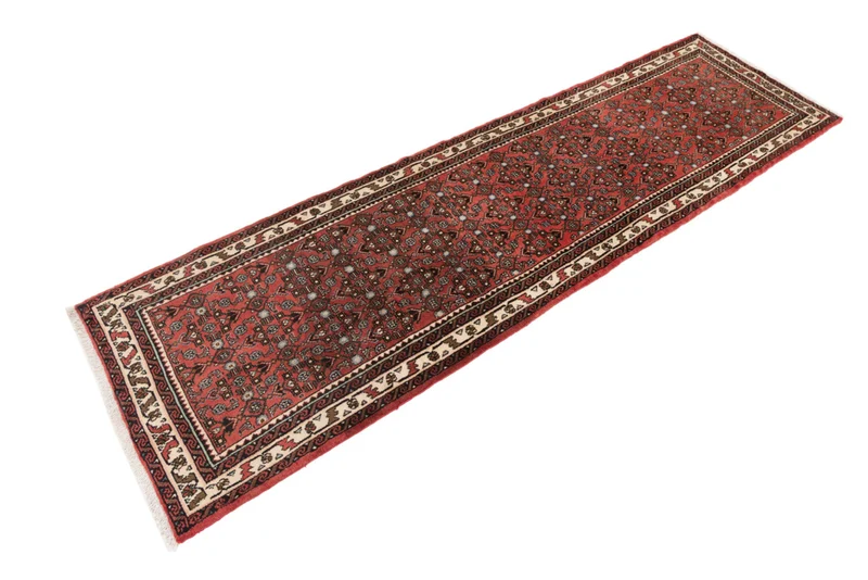 Läufer Perser - Nomadic - 80 x 280 cm - dunkelrot