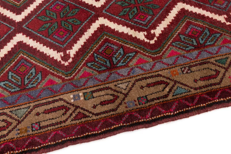 Läufer Perser - Nomadic - 87 x 260 cm - rost