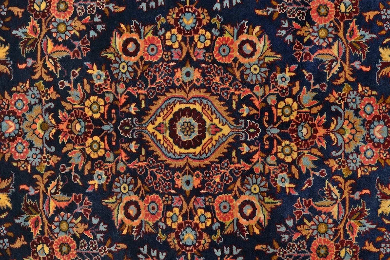 Mehreban · Handgeknüpft – Blau, 200x132 cm