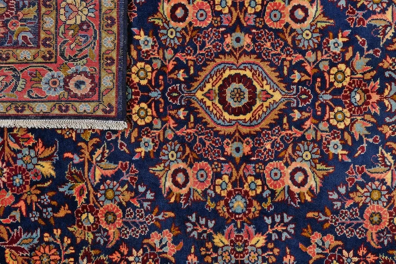 Mehreban · Handgeknüpft – Blau, 200x132 cm