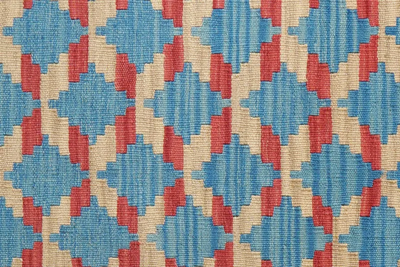 Kelim Gashgai · Handgewebt – Blau, 120x79 cm