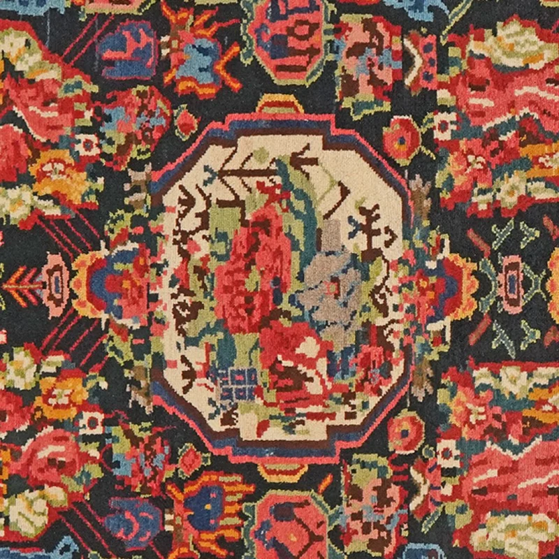 Bakhtiar · Handgeknüpft – Blau, 198x145 cm