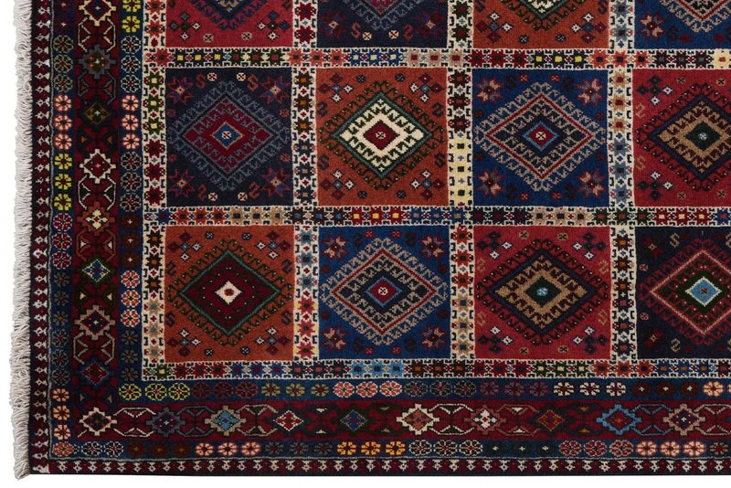 Yalameh · Handgeknüpft – Bunt, 204x151 cm