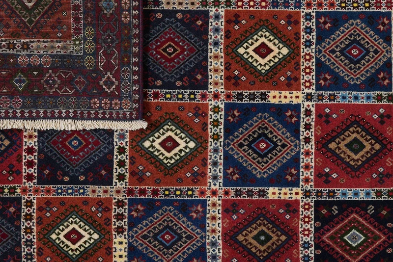 Yalameh · Handgeknüpft – Bunt, 204x151 cm