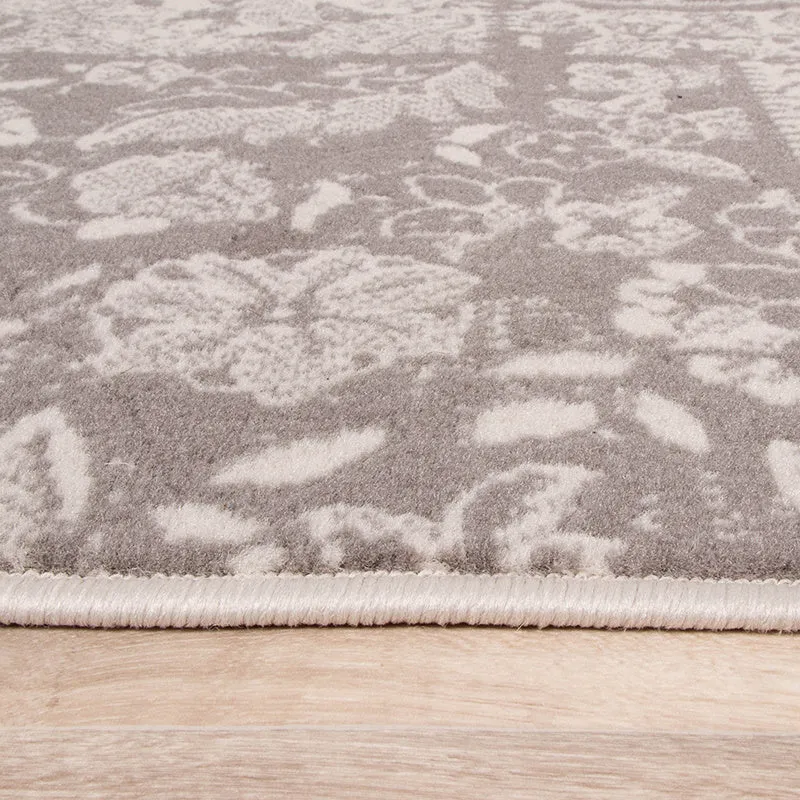 Teppich Patchwork - Miracle Grau Braun