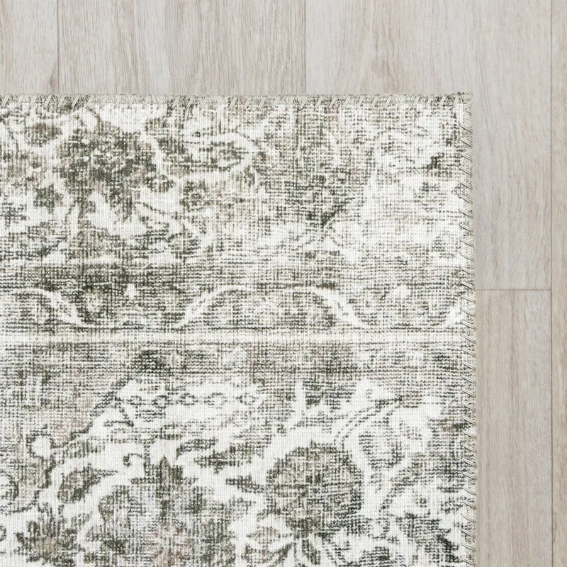 Patchwork Teppich - Lago Grau