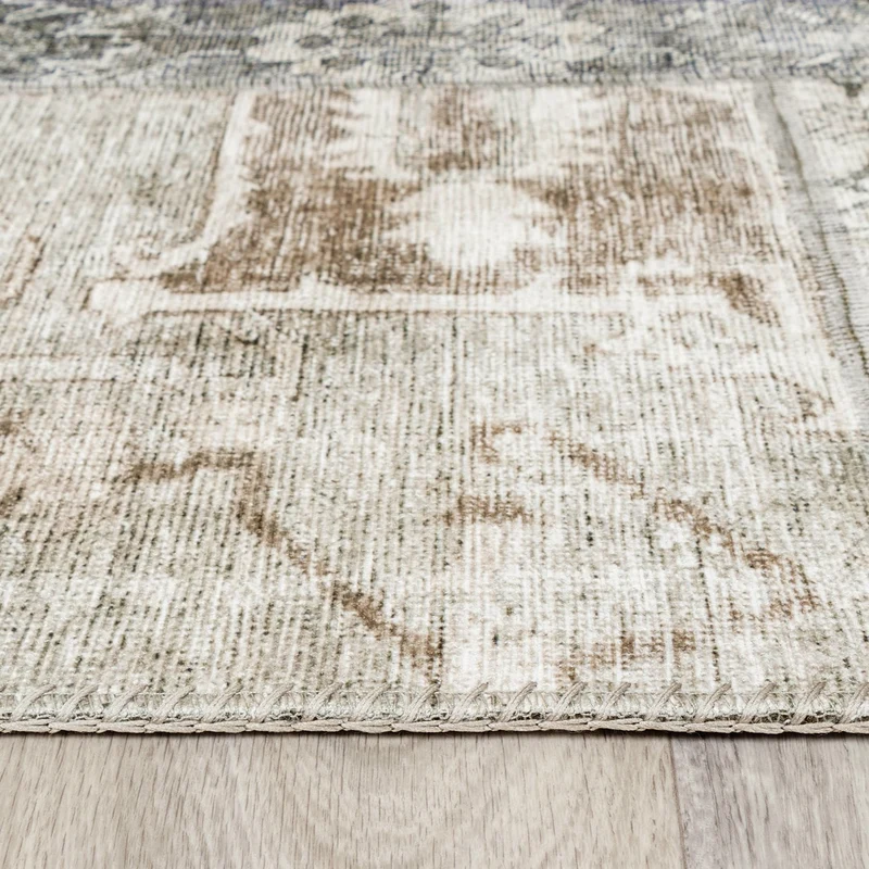 Patchwork Teppich - Lago Grau
