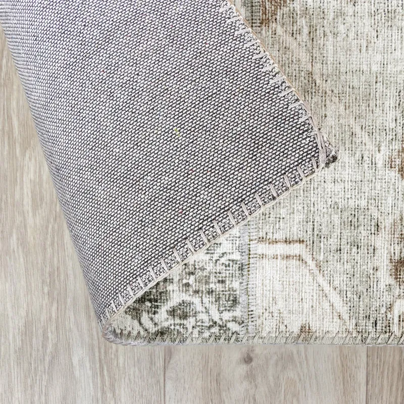 Patchwork Teppich - Lago Grau