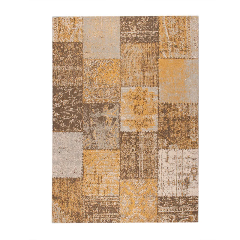 Teppich Patchwork - Dreams Gelber Ocker