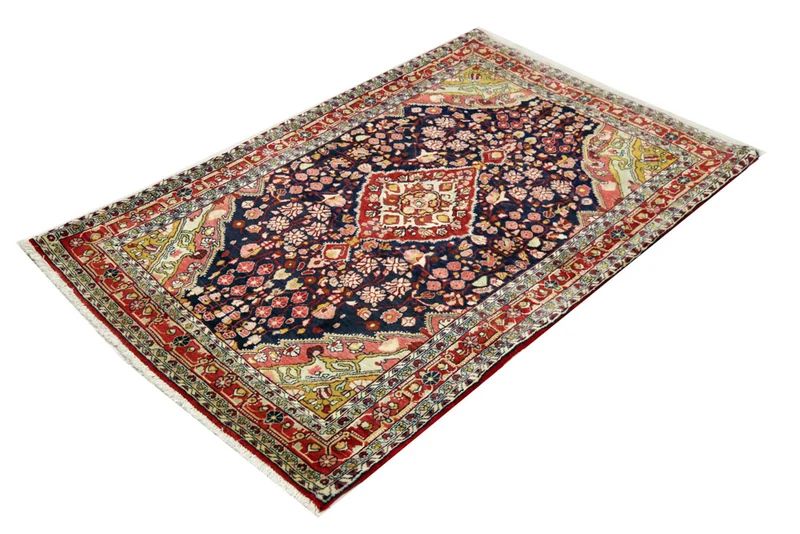 Perserteppich - Nomadic - 108 x 166 cm - dunkelblau