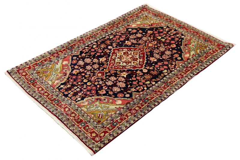 Perserteppich - Nomadic - 108 x 166 cm - dunkelblau