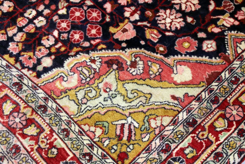 Perserteppich - Nomadic - 108 x 166 cm - dunkelblau