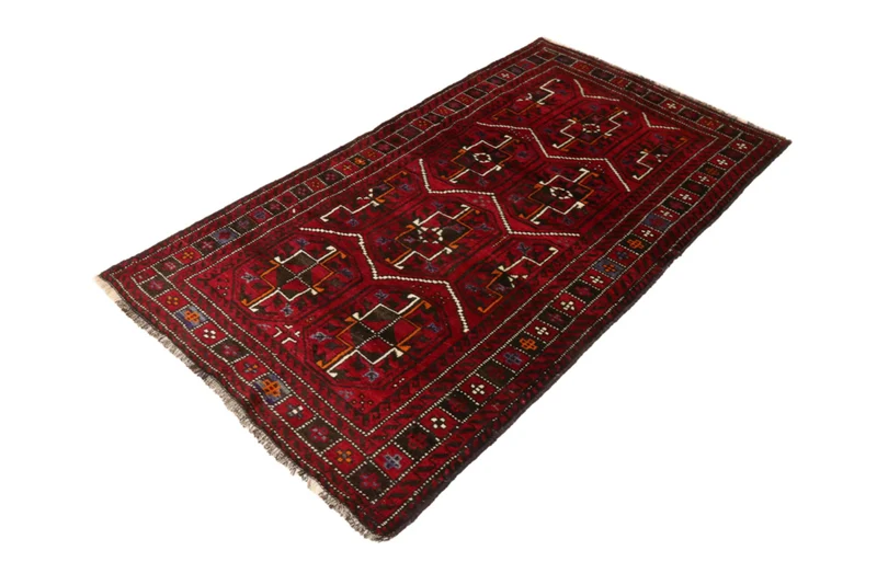 Belutsch Teppich - 105 x 190 cm - rot