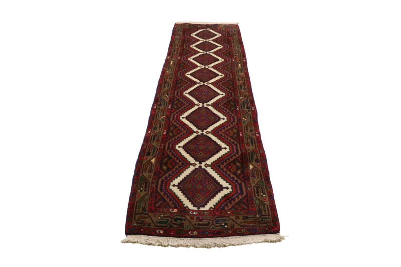 Läufer Perser - Nomadic - 84 x 313 cm - rost