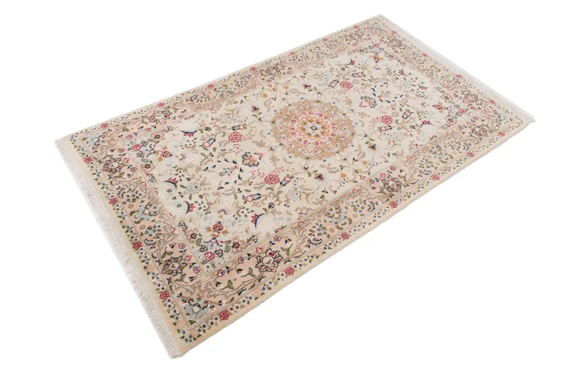 Perserteppich - Täbriz - Royal - 120 x 201 cm - creme