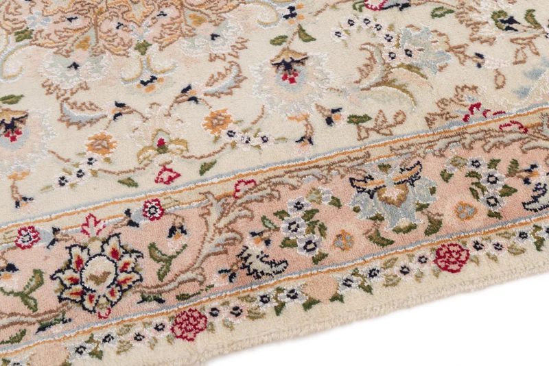 Perserteppich - Täbriz - Royal - 120 x 201 cm - creme