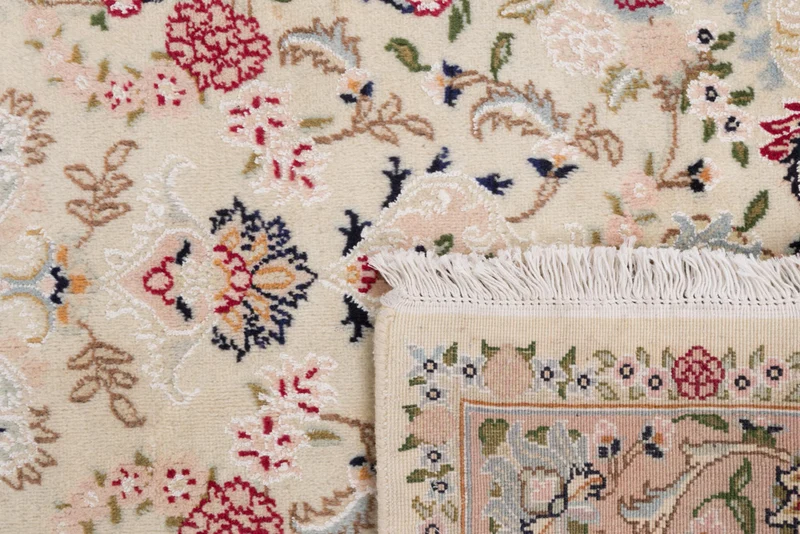 Perserteppich - Täbriz - Royal - 120 x 201 cm - creme