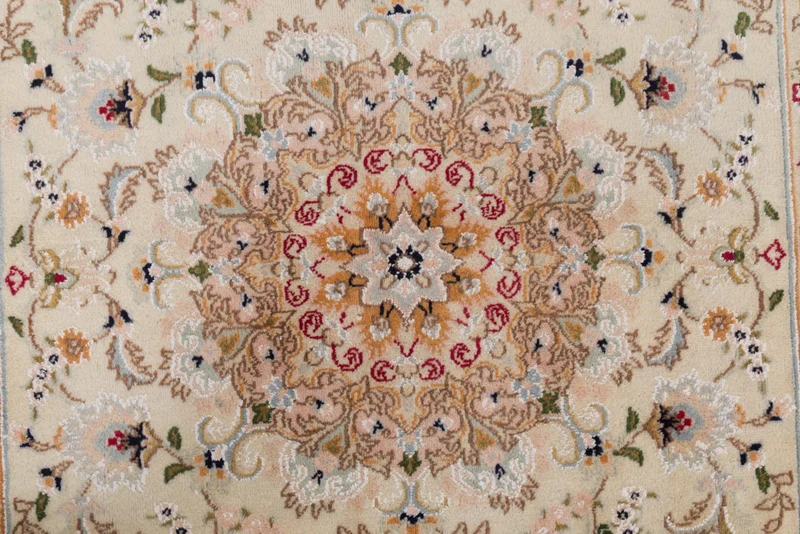 Perserteppich - Täbriz - Royal - 120 x 201 cm - creme