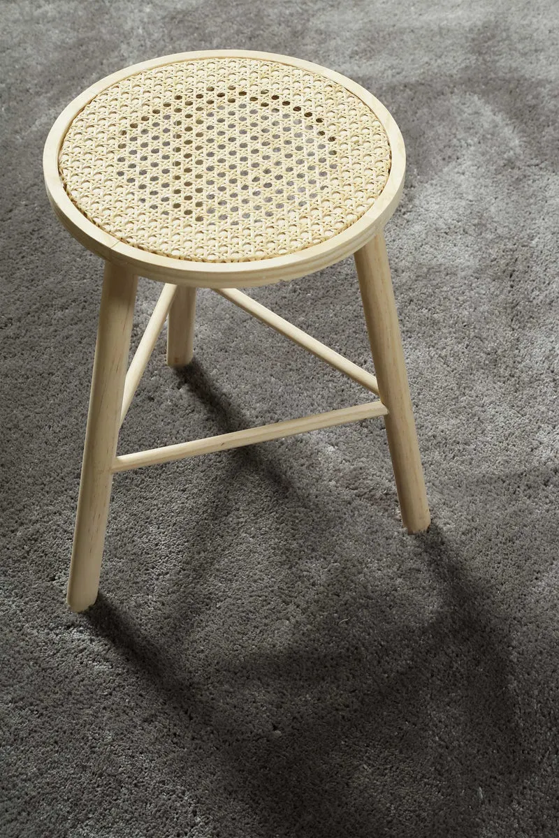 Teppich Rund Grau Taupe "Pisa" Homie Living