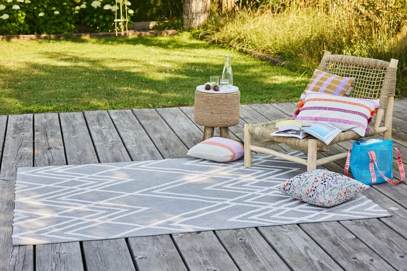 Esprit Teppich In- und Outdoor Grau "Rave"