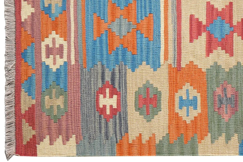 Kelim Gashgai · Handgewebt – Bunt, 153x104 cm