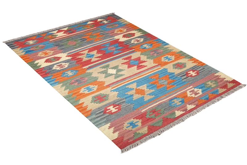 Kelim Gashgai · Handgewebt – Bunt, 153x104 cm