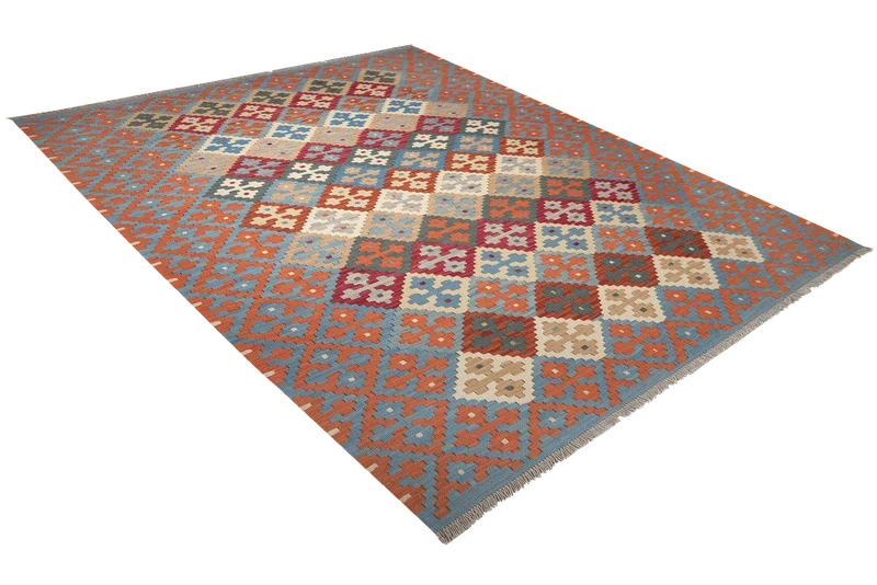 Kelim Gashgai · Handgewebt – Bunt, 246x180 cm
