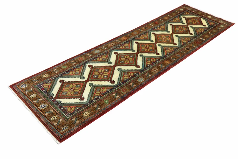 Läufer Perser - Nomadic - 83 x 286 cm - dunkelbeige