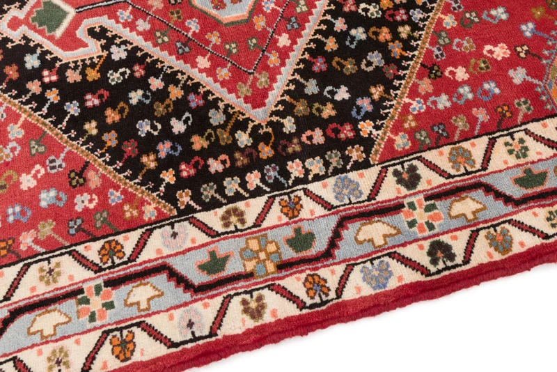 Perserteppich - Nomadic - 105 x 130 cm - mehrfarbig