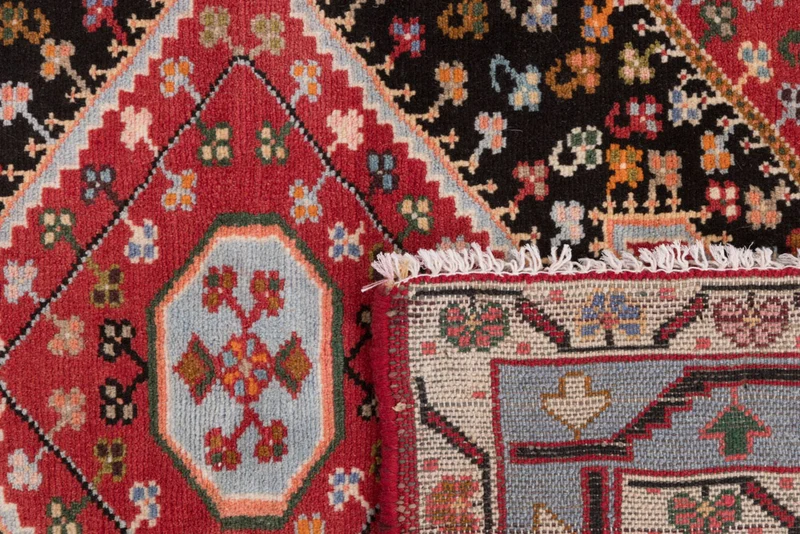 Perserteppich - Nomadic - 105 x 130 cm - mehrfarbig