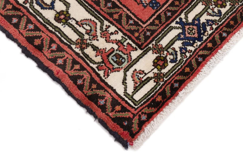 Perserteppich - Nomadic - 120 x 140 cm - dunkelrot