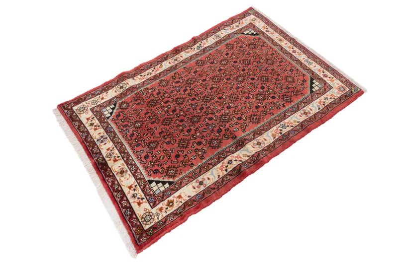 Perserteppich - Nomadic - 105 x 150 cm - dunkelrot