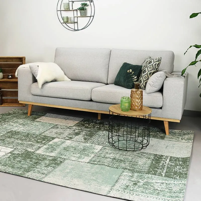 Teppich Patchwork - Dreams Grün
