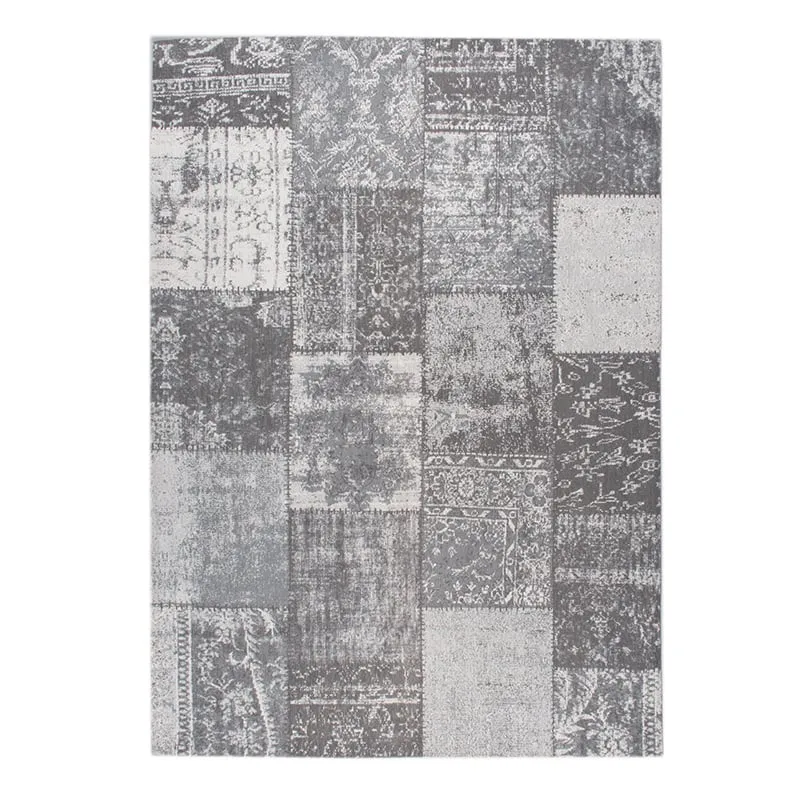 Teppich Patchwork - Dreams Grau
