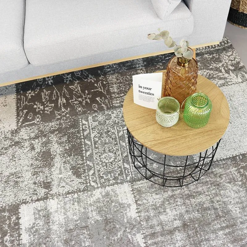 Teppich Patchwork - Dreams Grau