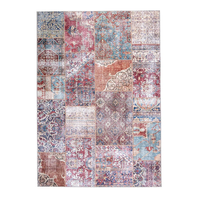 Teppich Patchwork - Azara Rot