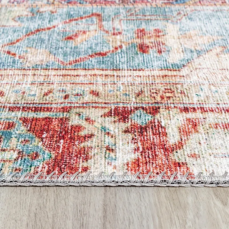 Teppich Patchwork - Azara Rot
