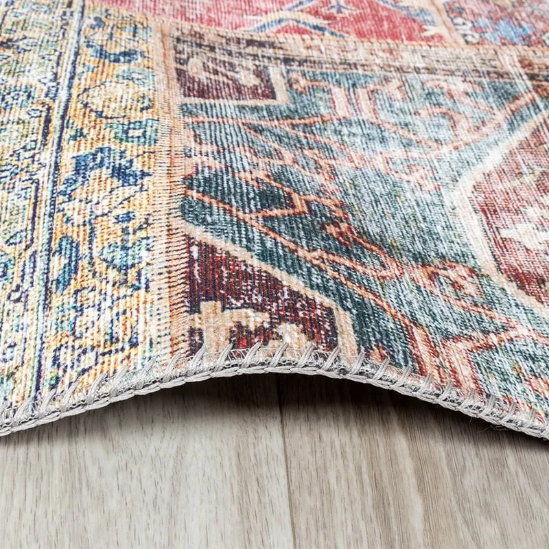 Teppich Patchwork - Azara Rot