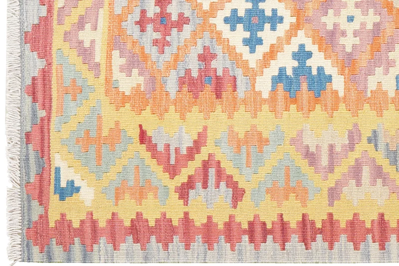 Kelim Gashgai · Handgewebt – Orange, 150x105 cm