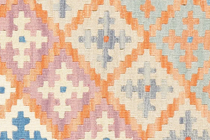 Kelim Gashgai · Handgewebt – Orange, 150x105 cm