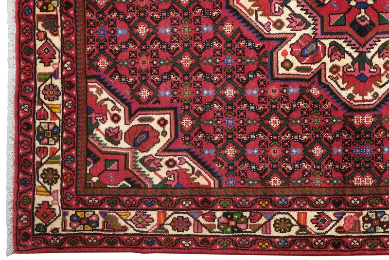 Hosseinabad · Handgeknüpft – Rot, 210x155 cm