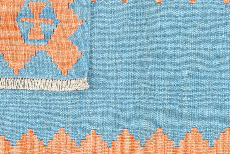 Kelim Gashgai · Handgewebt – Blau, 119x85 cm