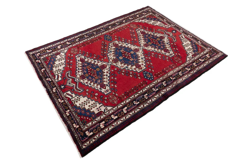 Perserteppich - Nomadic - 160 x 217 cm - rot