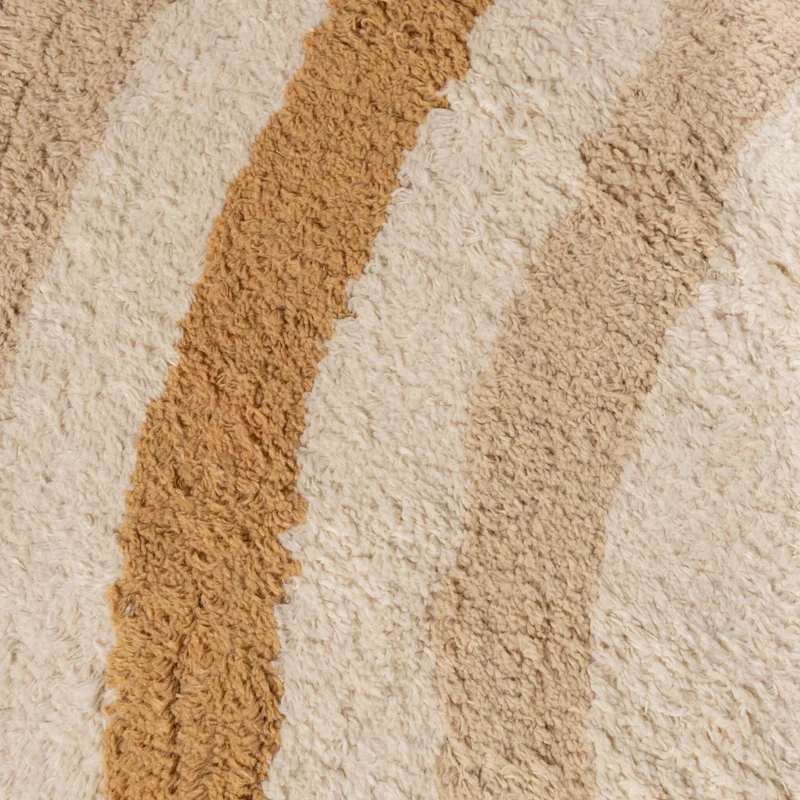Waschbarer Kinderteppich Oval - Milo Beige