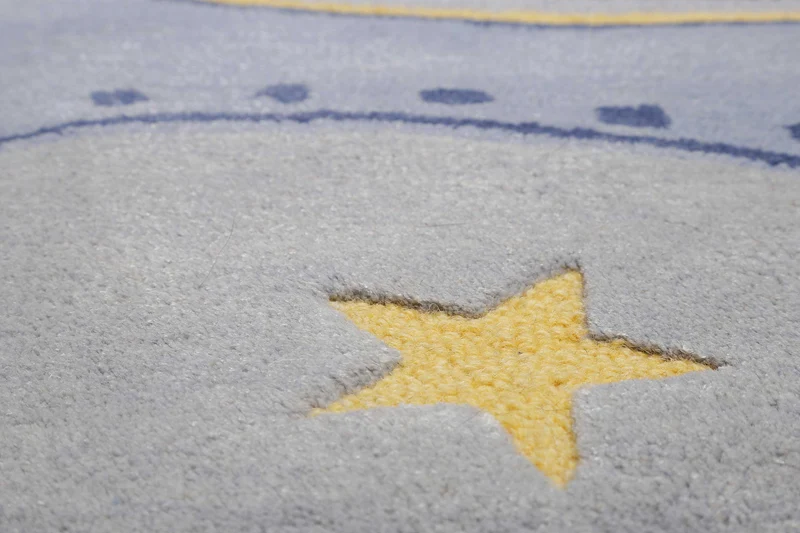 Kinderteppich Blau "Anton" Smart Kids