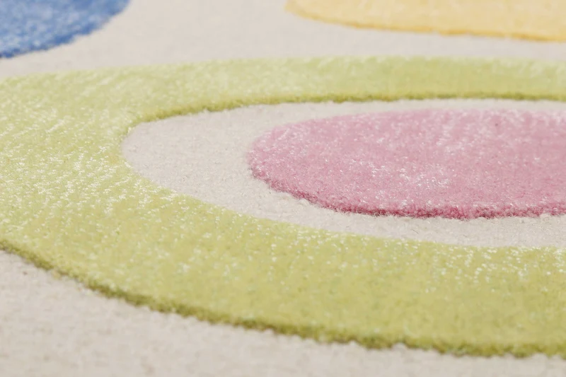 Kinderteppich Creme Bunt "Kimi" Smart Kids