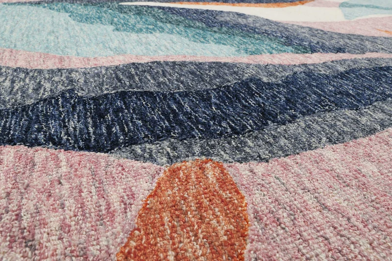 Esprit Kurzflor Teppich Bunt "Hills"